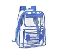 Générique Sac a Dos Transparent PVC Impermeable Étanche Unisexe Sac à Dos d'école pour Travail Aeroport Securite Concerts Voyages Evenements Sportifs Plage Piscine