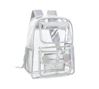 Générique Sac a Dos Transparent PVC Impermeable Étanche Unisexe Sac à Dos d'école pour Travail Aeroport Securite Concerts Voyages Evenements Sportifs Plage Piscine