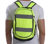 Générique Sac à Dos Vélo - Grande capacité Haute visibilité - Sac à dos à bandes réfléchissantes - pour Garçon Fille Adolescent Voyage Camping Randonnée