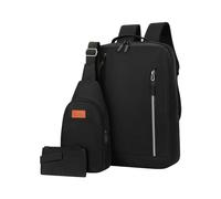 Générique Sac à Dos Voyage Cabine Avion Bagages Valise Easyjet Ryanair Pour Femme Homme Ordinateur Portable Travail École Loisir Avec Sac à Poitrine Et Portefeuille