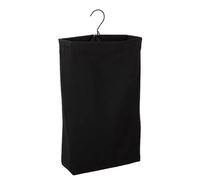 Générique Sac à Linge Portable, Solution de Rangement Pliable pour Vêtements Sales, Noir