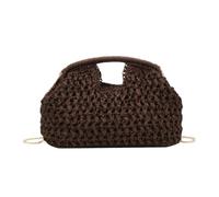Générique Sac À Main En - durable compact sleek high-performance Paille Grande Mode Tissé, Pochette pour l'été, et la plage Les Femmes | Multipurpose Outdoor Indoor Utility sturdy premium