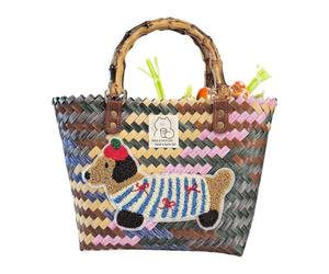 Générique Sac à main en osier tressé pour plage, for versatile use