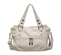 Générique Sac A Main Femme Cuir Pu,Grand Cabas Au Style Vintage Doté D'une Bandoulière Réglable, Idéal Pour Le Quotidien, Les Cours Ou Le Travail, Avec Une Esthétique Urbaine