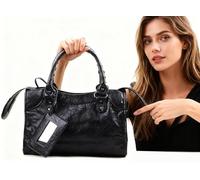 Générique Sac à Main Femme Fourre-Tout Élégant | Sac Bandoulière Tendance pour Travail, Université et Week-end | Noir Polyvalent | Organisation Maximale et Léger 42CM