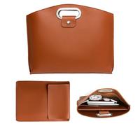 Générique Sac À Ordinateur Portable Pour Femmes | Pochette Mode - Ensemble De Housse Pour Ordinateur Portable En Cuir PU | Pour Hommes École Université Affaires Enseignant Infirmière Temps Libre