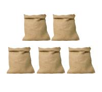 Générique Sac À Pommes De Terre | Lot de 5 Sacs Réutilisables Naturels pour Course en Sac - Organisation Maison Poche pour Cultiver Haricots Céréales Légumes Produits Hivernaux