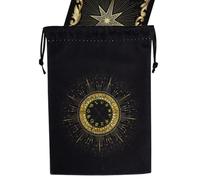 Générique Sac À Tarot en Velours Sac À Dés avec Cordon De Serrage | Organisateur Portable Pour Dés, Cristaux, Montres, , Fournitures De Divination Et Objets