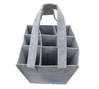 Générique Sac À Vin Étanche Isolé en Feutre pour 9 Bouteilles,24x24x2 8cm Sac à vin étanche isolé en Feutre,Sac de Voyage pour Ranger et Transporter du vin et de la bière,für Camping und Picknick