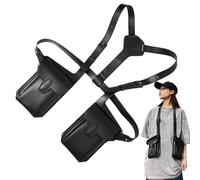 Générique Sac Anti-Vol Sous-Aisselle, Pochette Porte-Épaule Homme Banane, Pochette Téléphone Portable Avec Bandoulière Réglable Pour Clés Monnaie Écouteurs Lunettes De Soleil