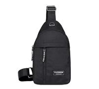 Générique Sac bandoulière décontracté de style coréen pour les deux (Black One Size)