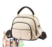 Générique Sac Bandoulière En Cuir - Cabas En PU À Large Bandoulière | Femme Tendance - Sac À Classique À Compartiments Pour Voyages, Les Trajets Quotidiens, Le Shopping Et Les We