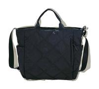Générique Sac bandoulière matelassé décontracté texture velours décontractée avec détails uniques pour des déplacements élégants et une utilisation quotidienne (Black One Size)