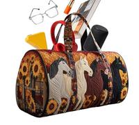 Générique Sac Cabas Matelassé - Grand Volume Style Rétro Avec Motif Animal, Impression Vive Originale Pour Week-end Voyage | École, Travail, Université, Bureau, Hôpital, Enseignants, Infirmières