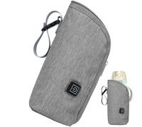 Générique Sac Chauffe-biberon pour Tout-Petit - Polyester 8,86x5,71x0,79 Pouces 100g | Support Chauffant pour biberon isolé, 5 V Portable Thermique 40-60 °C | Voyage Conduite Utilisation en intérieur