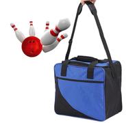 Générique Sac De Balle Poche Rangement, Balles en Tissu Oxford avec Bandoulière, Fourre-Tout pour Boules Bowling Porte-Boules Rembourré Convient Aux Chaussures Jusqu'à La Ta