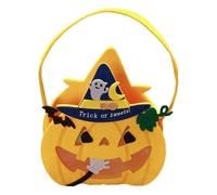 Générique Sac de Citrouille Halloween, Seau de Citrouille Bonbon Halloween, Sachet Bonbon Citrouilles pour Halloween, Sac de Bonbons à la Citrouilles pour Faveurs Fête Déco Halloween