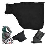 Générique Sac De Collecte De Poussière | Sac À Poussière pour Polisseuse | Bague de Connexion Noire Réglable pour Scie à Onglet et Machine de Découpe/Polissage sur Bois