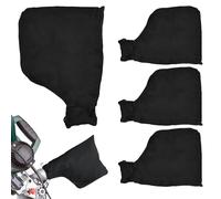 Générique Sac De Collecte De Poussière - Sac Connecteur Anti-Poussière,Accessoires Fixation Réglable Collecteur Noir pour Machine De Découpe Ponçage Travail du Bois