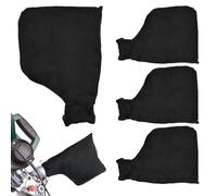 Générique Sac De Collecte De Poussière Sac Connecteur Anti-Poussière | Couvercle De Fixation Et Accessoires Noirs Pour Scie À Onglet, Scie À Bois Et Ponceuse
