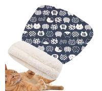Générique Sac De Couchage pour Chat - Palm Tree Pattern Print - Chaud Fermé Panier de Rangement pour Chat | pour Chaton Chinchilla Furet Hérisson Intérieur Maison Hiver