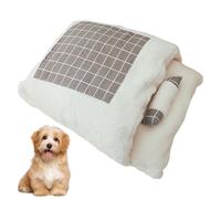 Générique Sac De Couchage pour Chat | Poche Douce en Peluche Lavable,Sac De Couchage pour Chien Partiellement Fermé | pour Chiot et Chaton en Intérieur et en Extérieur pour Le Chauffage à la Maison