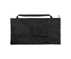 Générique Sac De Duffle Grand, Pack D'organisateurs De Voyage Pliant, Pack De Rangement De Camping, Imperméable, Bandoulière Réglable, Noir, pour, Randonnée, Sports, Bagages, Équipement