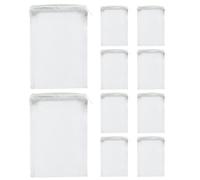 Générique Sac de Filtration pour Milieu d'Aquarium | Filet de Filtration pour Bassin,Sacs Anti-Fuites à Maillage Fin pour Aquariums d'eau Douce et d'eau de Mer