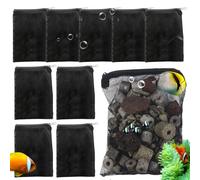 Générique Sac de Filtration pour Milieu d'Aquarium | Filet De Média pour Bassin À Poissons - Sacs Étanches Multifonction pour Aquariums d'eau Douce et Eau de Mer