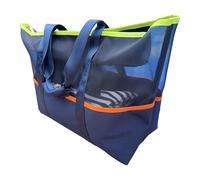 Générique Sac de Plage en Maille | Grand Cabas de pour Femme | Sac à Main Imperméable Polyvalent pour Vacances Piscine Courses Plage Serviette Chaussures