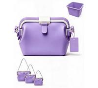 Générique Sac De Plage Femme, Sac Natation Pliable ImperméAble, Doté d'un Compartiment Silicone éTanche Ranger Affaires MouilléEs, IdéAl Natation, Sorties Plage FêTes Bord Piscine (Violet,M)