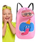 Générique Sac de Plage pour | Bretelle Réglable Imperméable - Sac à Dos Plage à Cordon Coulissant Enfant,pour, Équipement Sportif, Vêtements, Plage, Extérieur, Gym Et Camp Estival