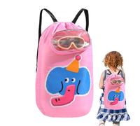 Générique Sac de Plage pour Imperméable, Sangle réglable, Grande capacité | Sac À Dos Natation Et Plage Enfant pour Vêtements Équipement Serviette Camp d'Été Gym Sports