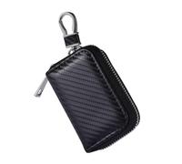 Générique Sac De Porte-clés Boîte Fermeture Éclair En Cuir, Pochette Blocage, Boîtier Protection Du Signal, Garde Anti-vol, Cage Anti-hacking Pour La Sécurité Automatique Key FOB Protecteur Les Clés