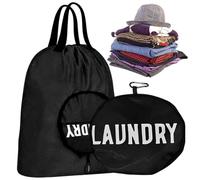 Générique Sac De Pour Linge Sale avec poignées 48x51cm imperméable pliable