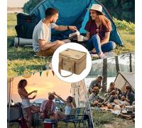 Générique Sac de Rangement Camping | Organisateur D'Équipement Camping 42 litres,Grande Capacité Pliable Réutilisable Poignées Imperméable pour Voyage Déménagement Épicerie Maison Salle de Sport