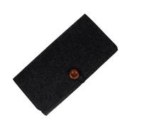 Générique Sac de Rangement Portable en Feutre pour Switch, Housse de Protection pour Console de Jeu, étui Multifonction pour Carte de Jeu et câble de Chargement pour Switch (Noir)