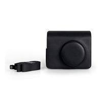 Générique Sac de Rangement pour Appareil Photo rétro pour Instax Wide 400 avec bandoulière, adapté pour Instax Wide 400 Housse en Cuir PU Étui de Protection pour Appareil Photo (Noir)