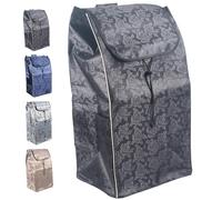 Générique Sac de Rechange pour Caddie 72L, Sac de Rangement Étanche avec Poches Multiples, Tissu Oxford 600D Résistant, pour Courses, Supermarché, Marché, Voyage, Pique-Nique et Camping