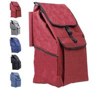 Générique Sac de Remplacement pour Chariot de Courses Réutilisable, Housse déperlant en Tissu Oxford avec Cordon de Serrage, Grand Sac de Provisions pour Caddie, Supermarché et Domicile