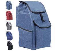 Générique Sac de Remplacement pour Chariot de Courses Réutilisable, Housse déperlant en Tissu Oxford avec Cordon de Serrage, Grand Sac de Provisions pour Caddie, Supermarché et Domicile