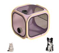 Générique Sac de Séchage Chien Chat Séchoir Toilettage Mains Libres Après Bain Maison Voyage Cadeau Maître Tente de séchage pour Poils d'animaux (Violet)