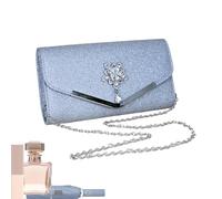 Générique Sac De Soirée Femme, Pochette De Mariage Femme Avec Chaîne, Petit Sac Élégant à Chaînette Cadeau Idéal