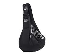 Générique Sac de Transport Pliable à Bandoulière pour Chat et Chien, Le Noir