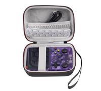 Générique Sac de Transport pour R36S R35S RG353V RG35XX Plus RGB20S Console de Jeux Portable Sac de Voyage Rigide Sacoche de Protection Accessoires de Jeux (Noir Gris)