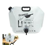 Générique Sac d'eau,Cruche Pliable avec Bec Verseur - Poche à Eau Portable 8L Grande Capacité pour Hydratation en Vélo Randonnée Chasse et Équitation