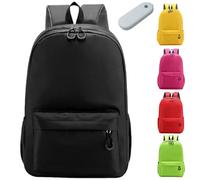 Générique Sac d'école, conception imperméable à l'eau, unisexe pour les garçons et les filles, adapté aux élèves du primaire, du secondaire, léger et confortable, multicolore en option. (B, S)