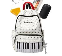 Générique Sac d'école | Imprimé Piano Grande Capacité Pack Scolaire,Sac à dos de Voyage Léger - pour étudiants universitaires, ordinateur portable, usage quotidien, randonnée, voyage en