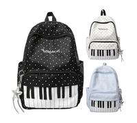 Générique Sac d'école Modèle imprimé piano grande capacité bagages