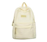 Générique Sac d'école Texture Respirante Motif Imperméabilisation Sac À Dos Léger Nouvelle Charge Durable Réduisant La Grande Capacité Étudiant Sac À Bandoulière (Yellow, One Size)